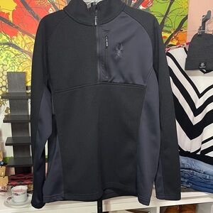 Spyder Black Fleece Pullover